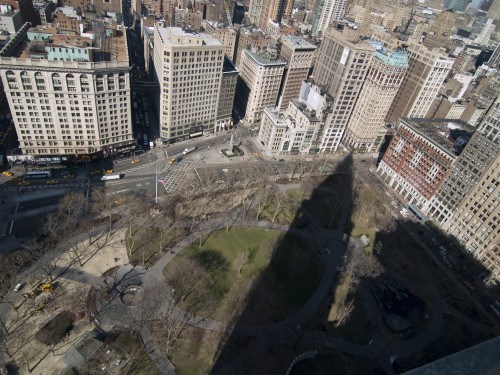 aerial madison square park