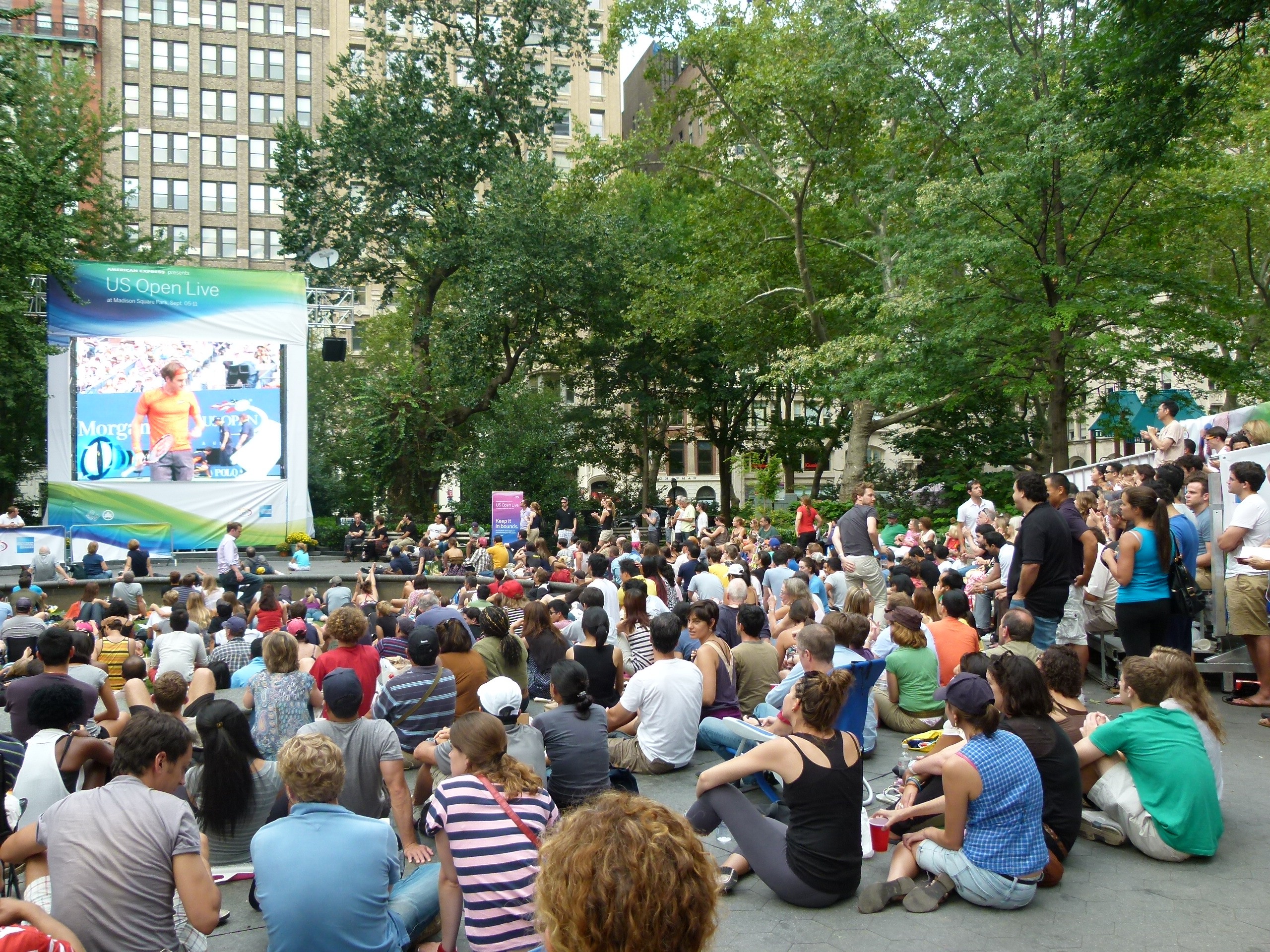 US Open Live 2012 madison sq park