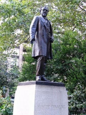 senator roscoe conkling statue