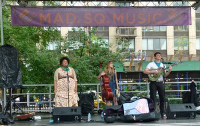Bandits on the run playing at Madison Square Park