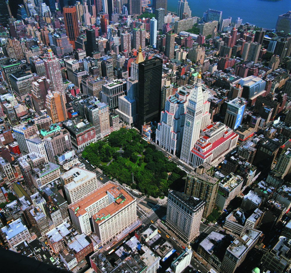 Arial View Of Madison Square Park