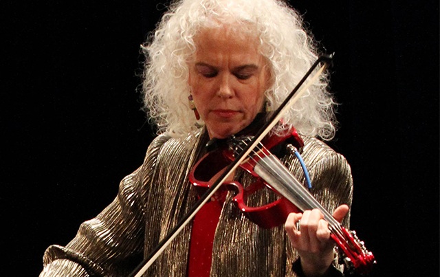 Martha Mooke Playing Electric Violin